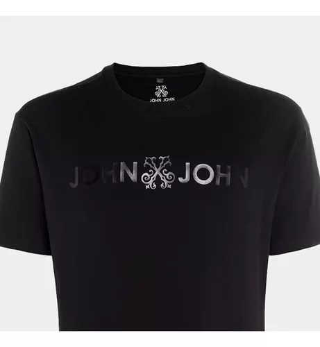 Camiseta John John Transfer Black Masculina - Preto