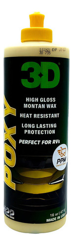 3d Poxy Cera Ultra Resistente Al Calor ¡alto Brillo! 16oz