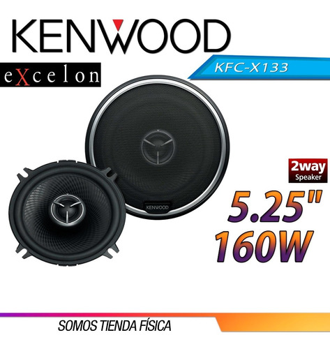 Cornetas Componentes Kenwood Kfc-x133 5-1/4 PuLG. 160w