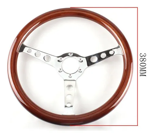 Universal 380mm 15 Pulgadas Estilo Clásico Madera Grano