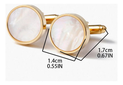 Moda Para Hombre Gemelos Gemelos Accesorios Para Bodas Oro