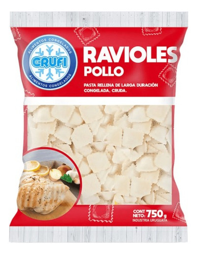 Ravioles Congelados Crufi 750g -varios Sabores - Cold Market