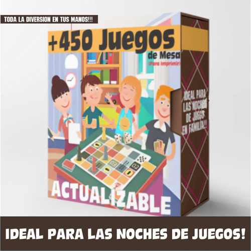 400 Juegos De Mesa + 1000 Libros Para Colorear (imprimibles)