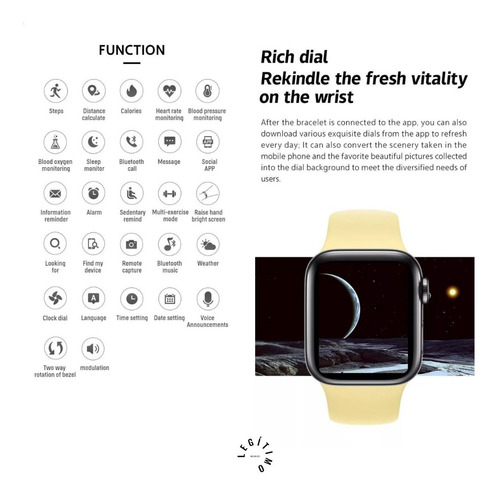 Imagen 9 de 10 de Smartwatch T900 Pro Max Rosa Original Versión 2022