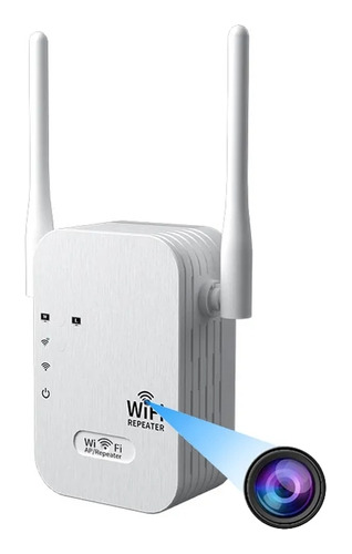 Roteador Wifi Espiao Com Áudio  Sd 64 Gb Câmera Discreta