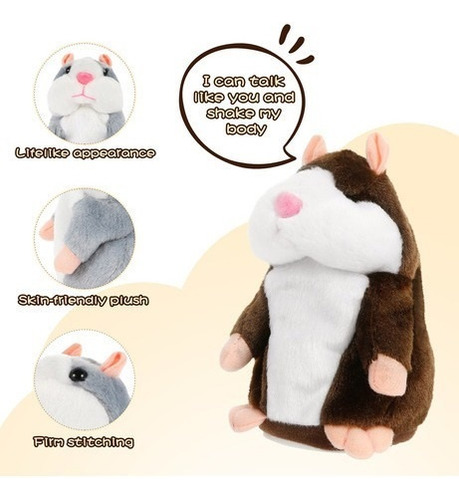 Brinquedo Falante Criativo De 2pc Premium Hámste Talking Toy