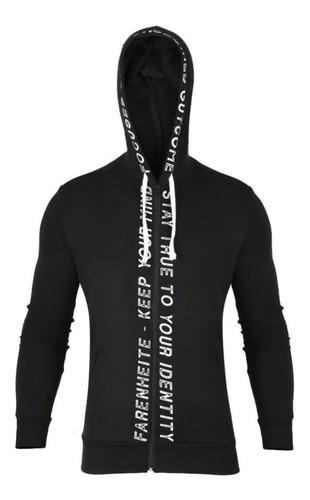 Campera Hombre Farenheite Focused Negra