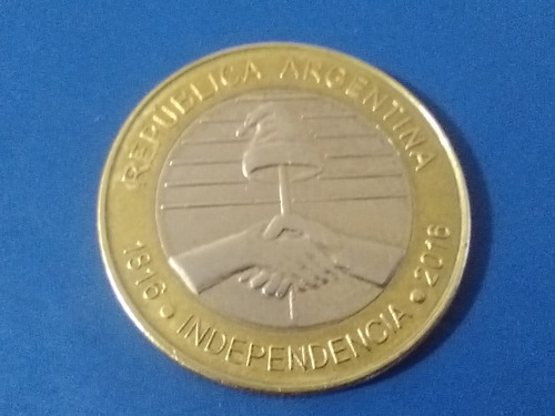 Dos 2 Pesos 2016 Monedas Conmemorativas De La Argentina