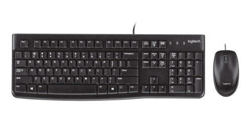 Combo Teclado Y Mouse Logitech Mk120 Usb