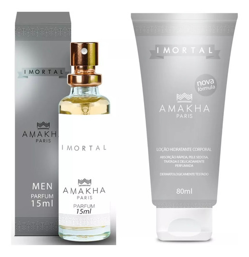 Amakha Paris Imortal Men Eau De Parfum + Body Lotion 80 Ml