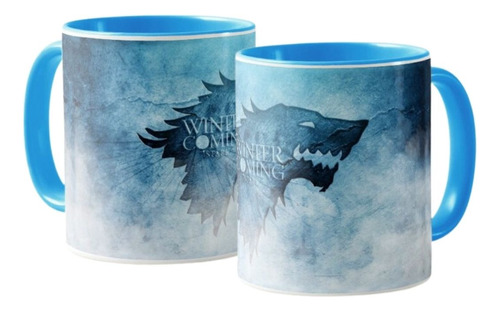 Mug Game Of Thrones  Casa Stark Taza Ceramica 11 Onz