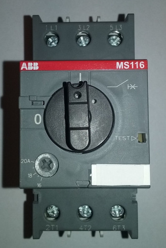 Guardamotor De 16 A 20 Amp. Abb Ms116