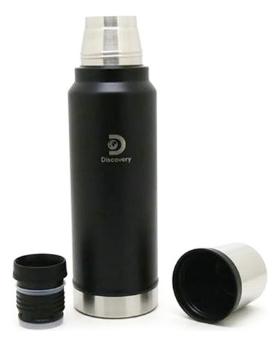 Termo De Acero Inoxidable Discovery 1lt Mate Viaje Camping C