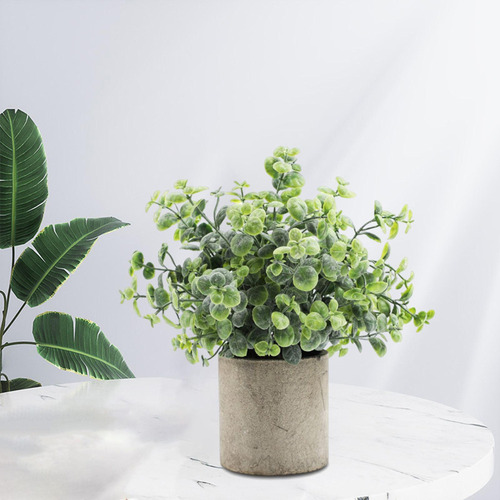 J Pequeñas Plantas Falsas, Planta Verde En Maceta Desmodio