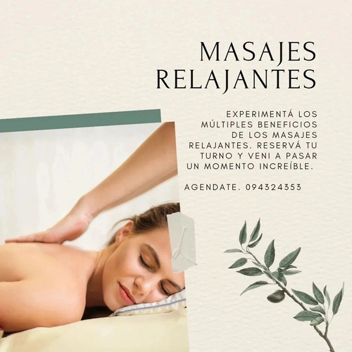 Servicio De Masajes.