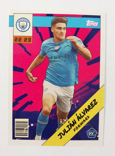 Julián Álvarez Topps 2022-23 Rookie Card Manchester City