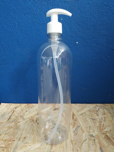 Pack 100 Botellas Con Dosificador Alcohol En Gel 1 Litro
