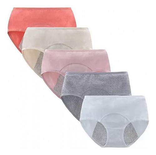 Wyf Set De 5 Bragas Menstruales Aodon Para Ascensos