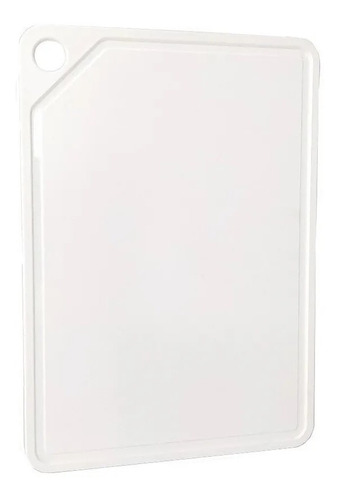 Tabla Picar Servir Tablita De Corte Plastica 21x30cm / 9 Un Color Blanco