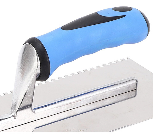 Desempenadeira De Aço Inox Com Entalhe Quadrado 4mm