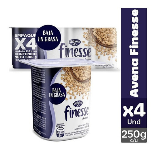 Avena Finesse X 4 250gr 