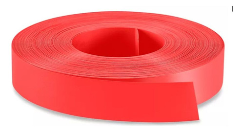 Cubrecanto Canplast Pvc Rojo Colonial 19 Mm Cintilla 20 M