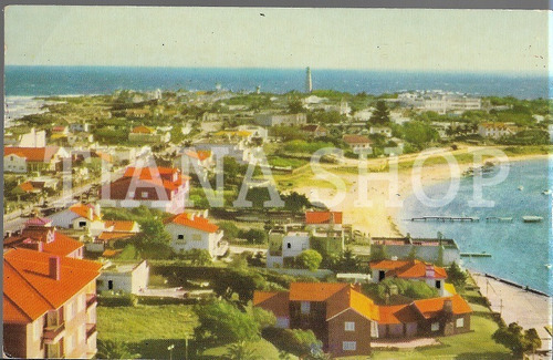 Antigual Postal Vista Parcial De Punta Del Este