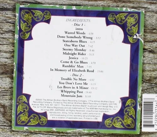 Cd Nassau Coliseum 5-1-73 - Allman Brothers Band