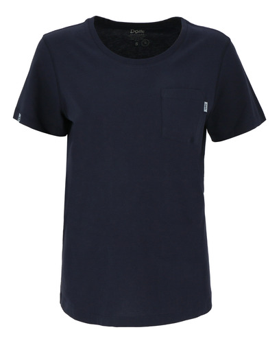 Polera Manga Corta Pocket Women Navy Doite