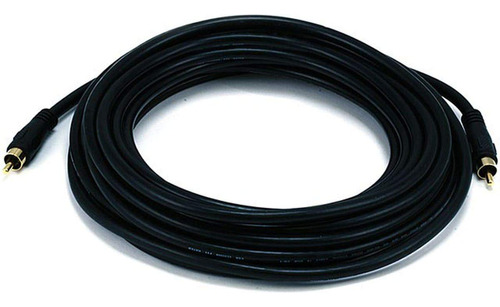 Monoprice Cable Coaxial De Audio/video - 25 Pies - Negro | .