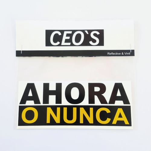 Ahora O Nunca - Sticker