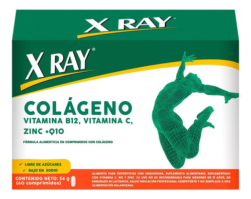 X-ray Colágeno Comp. 60 Un. Sabor Sin Sabor