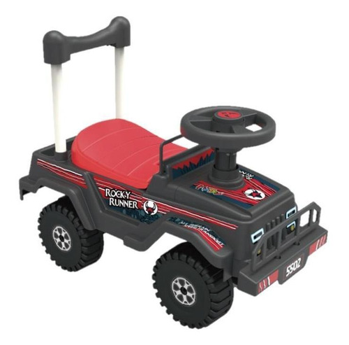 Imagen 2 de 4 de Carro Montable Para Niños Mytoy Jeep Rocky Compartimento