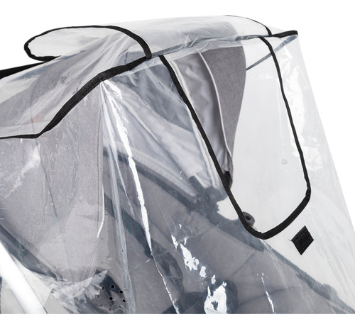 Cobertor Climático Protector Viento Lluvia Plástico Cosco Blanco
