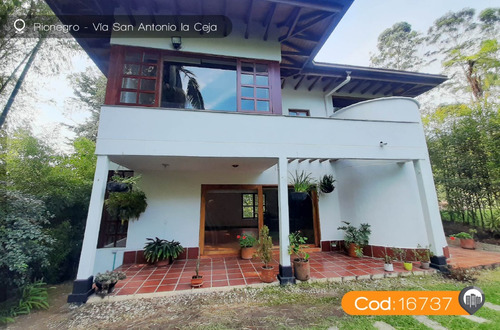Casa Campestre En Arriendo En Rionegro Sector Vía San Antonio La Ceja Codigo 16737
