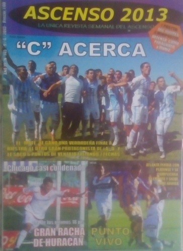 Ascenso 745 Poster Arg.quilmes,defensa,comu,muñiz,paraguayo