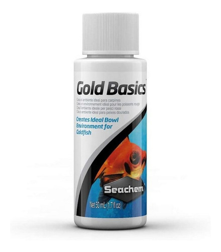 Condicionador De Água Para Peixes Gold Basics 50ml Seachem