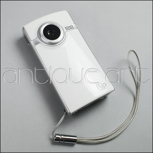 A64 Videocamara Flip Video Ultra Hd Blanco 2da Generacion (Usado)