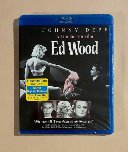 Ed Wood (1994 - Tim Burton) -nueva/sellada- Blu-ray Original