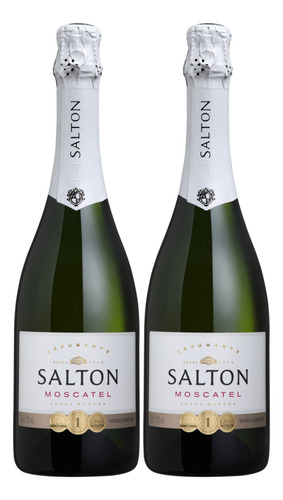 Espumante Salton Moscatel 750ml Nacional Kit 2 Unidades