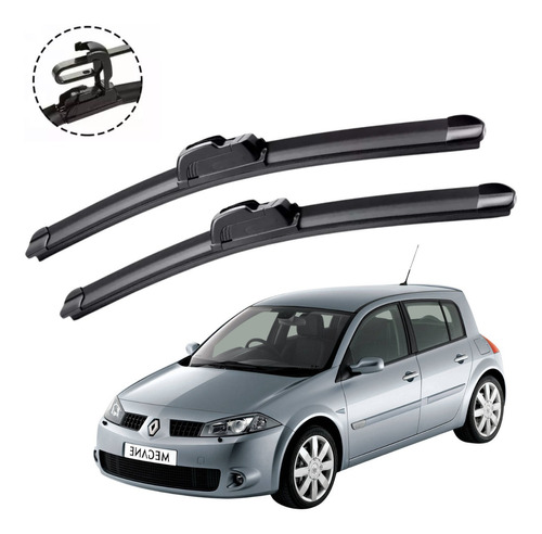 2 Plumas Limpiaparabrisas Reluvsa Renault Megane 2005