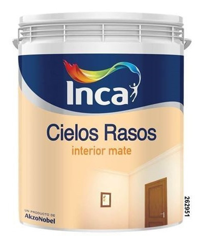 Cielos Rasos Inca  20l Antihongo Lata Metalica - Ynter