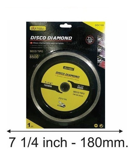 Disco Diamantado 180 Mm