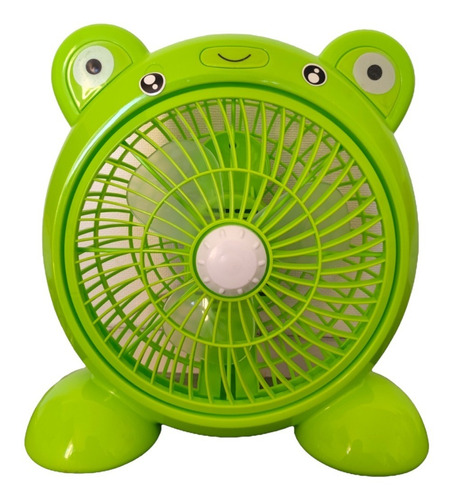 Cartoon Fan Sl-200 Mini Ventilador Eléctrico Verde