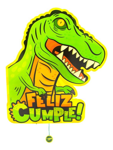 Piñata Dinosaurio Rex Para Cumpleaños 