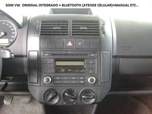Volkswagen Polo Sedan 2011 1.6 Flex Completo Top Preto Ar