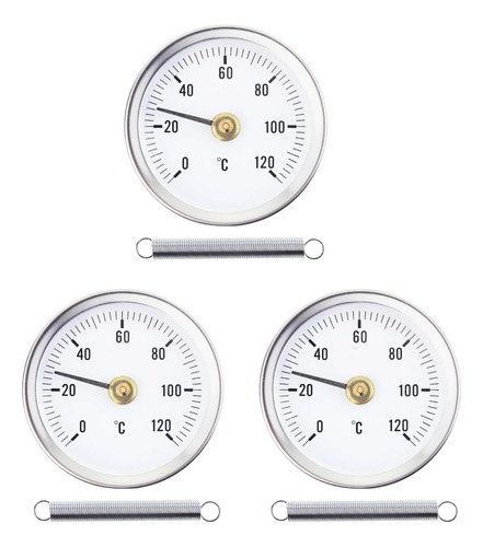 Termómetro De Tubo De Contacto De Acero Inoxidable De 3 Piez