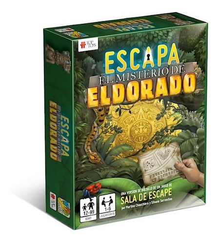 Escape Room Juego De Cartas Escapa Misterio Dorado Top Toys
