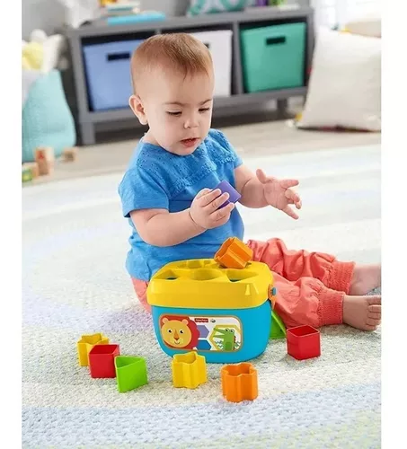 Brinquedo Bebê 1 Ano Primeiros Blocos Fisher Price - Ffc84