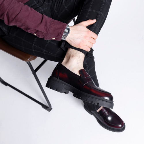 Imagen 6 de 8 de Zapato Mocasín De Caballero Genuina Piel Vacuno Camaleón